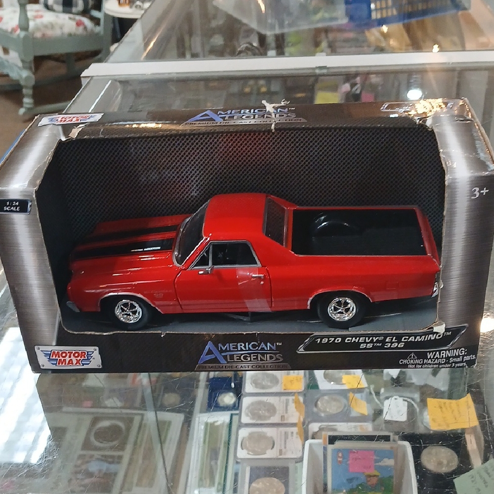 Red 1970 Chevy El Camino Diecast Model